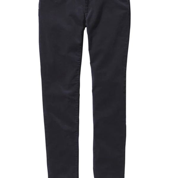 Patagonia Women's Fitted Corduroy Pants - Size 29 Organic Cotton Black