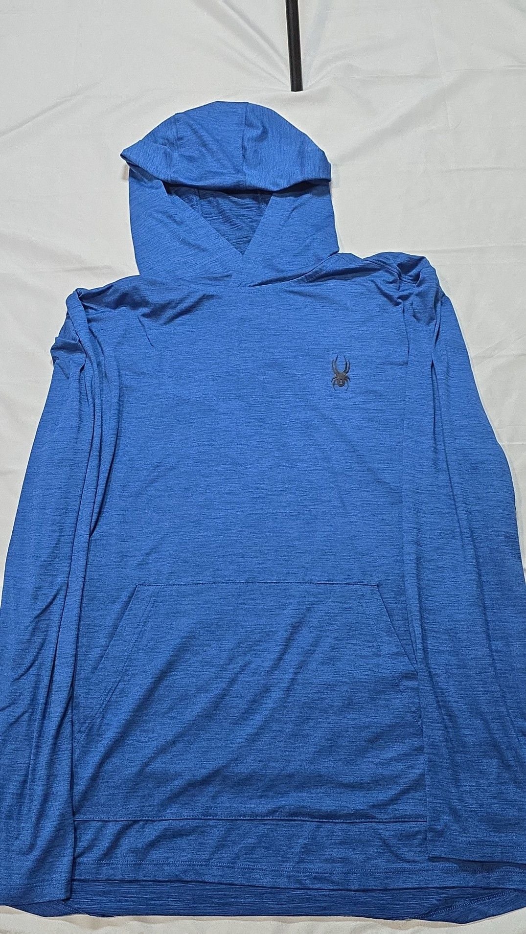 Spyder Active Men's Blue Performance Lightweight Stretch Hoodie XL 2