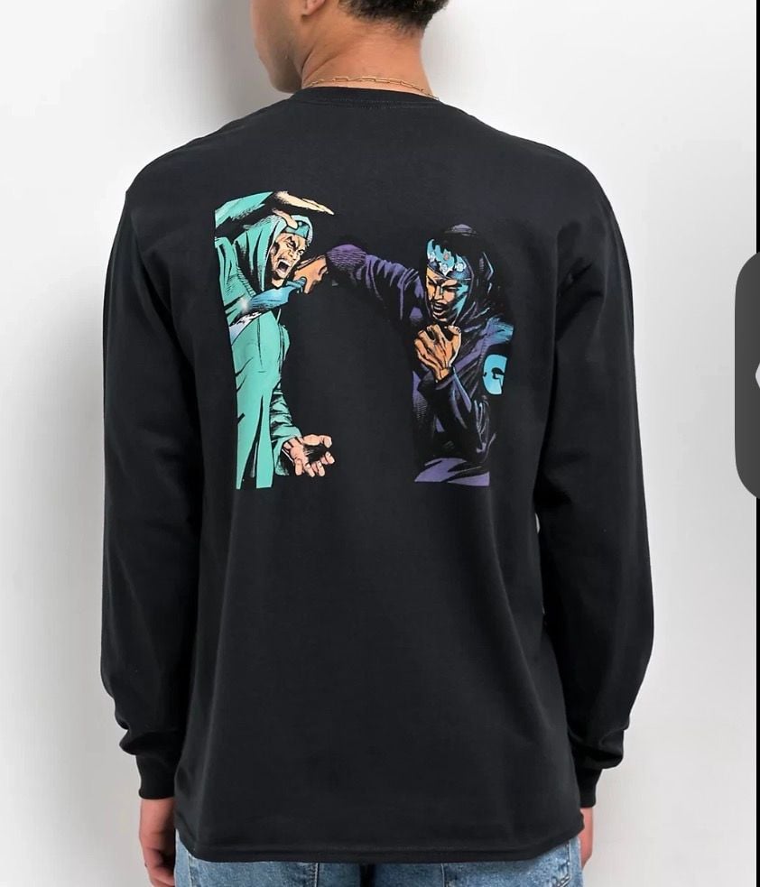 Chocolate Skateboards x GZA Liquid Swords Long Sleeve T-Shirt - Black 1