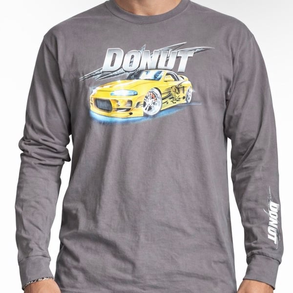 Donut Media Mitsubishi Eclipse GSX Tuning Long Sleeve T-Shirt