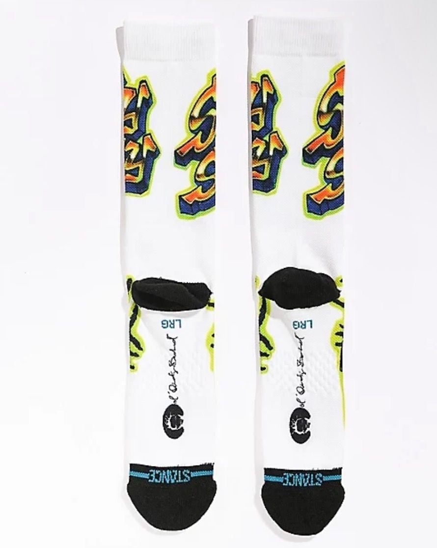 Stance x Ol' Dirty Bastard Shimmy Shimmy Ya Crew Socks 2