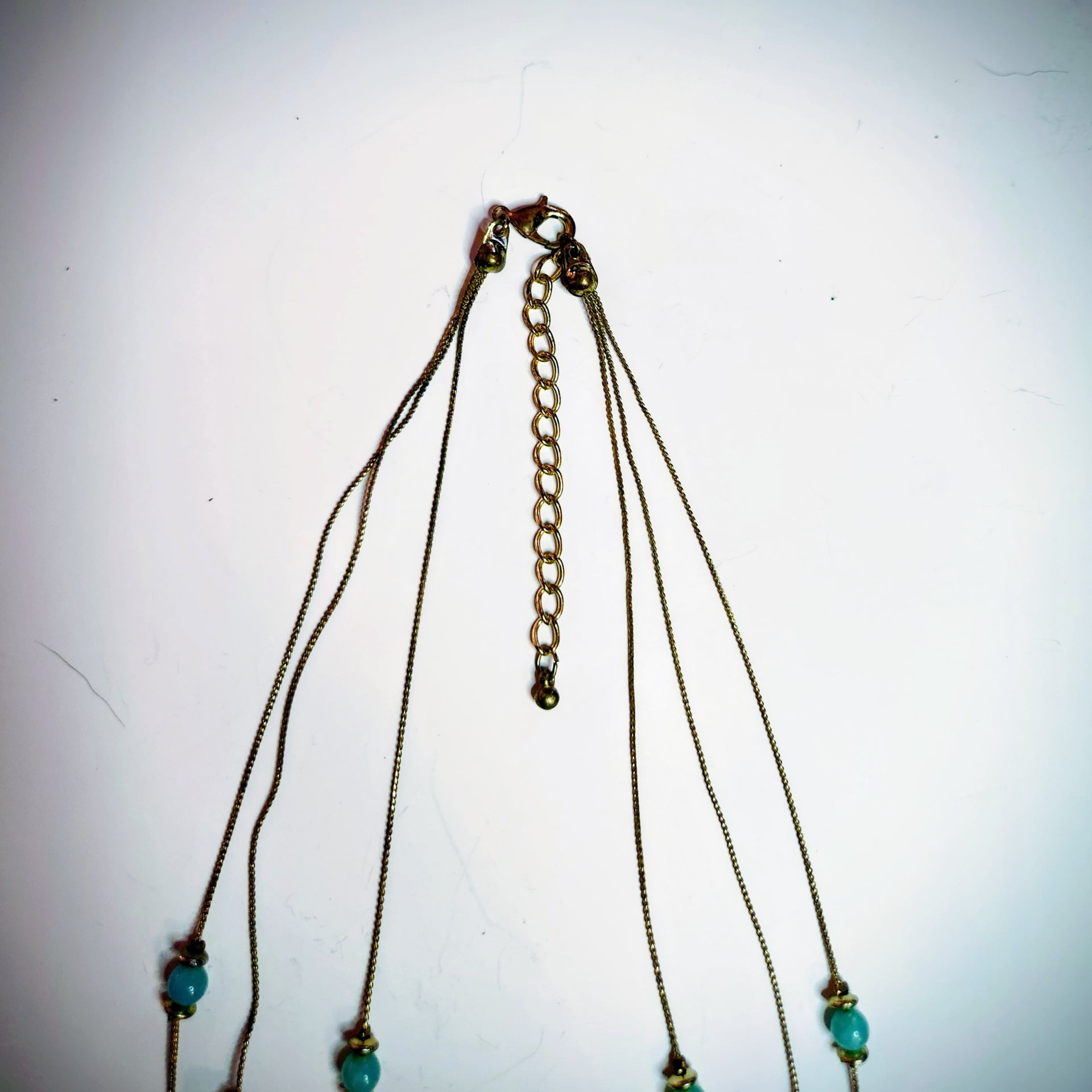 Premier Designs Austin Multi-Strand Necklace with Orange and Turquoise Accents 4