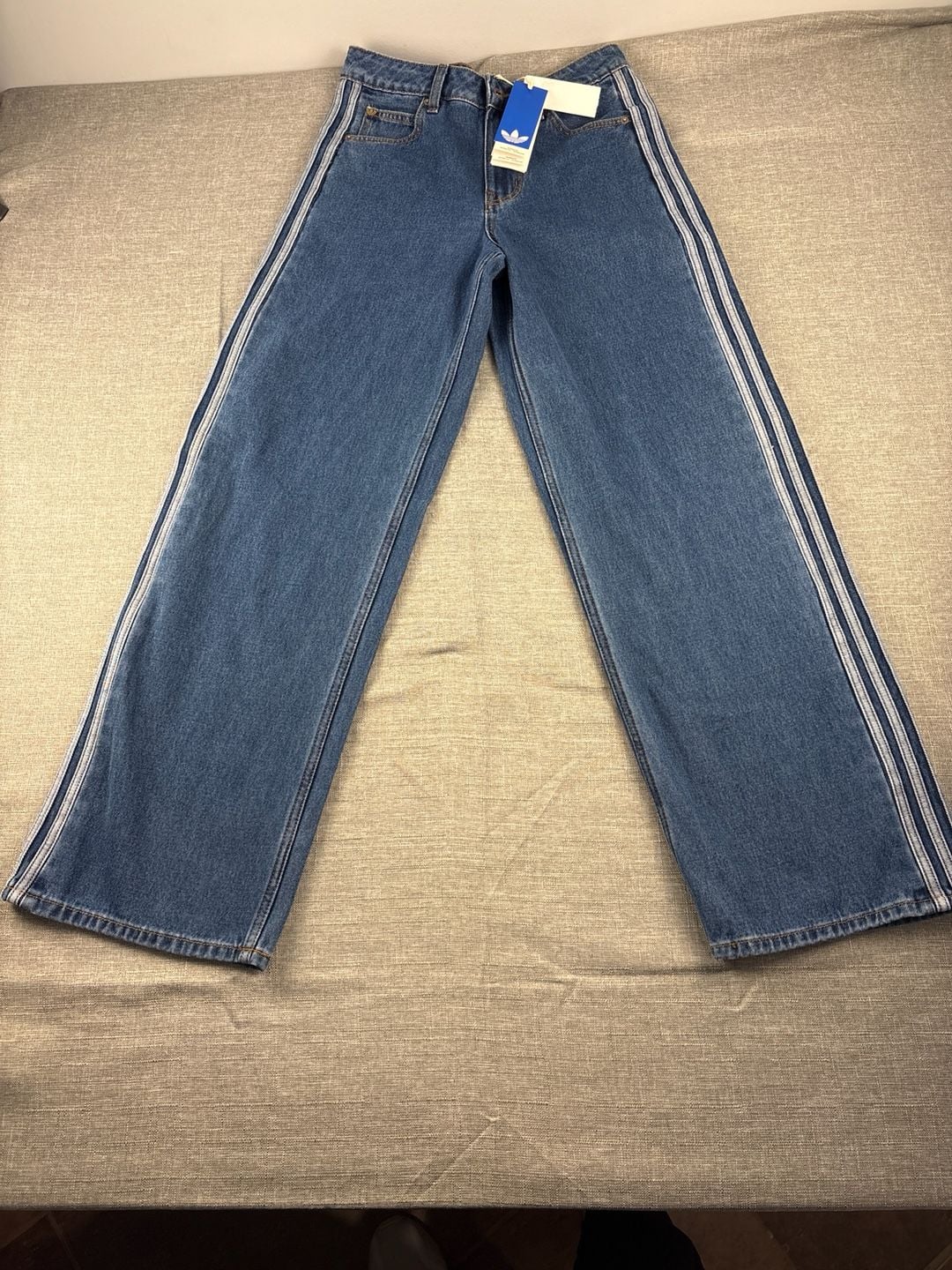 adidas Originals Firebird Blue Denim Track Pants KD2935 2