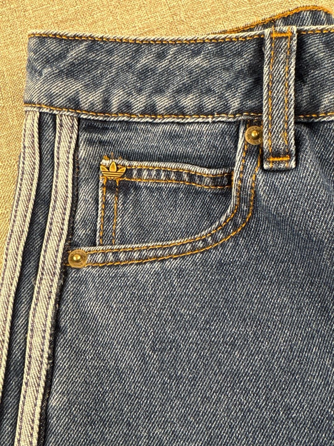 adidas Originals Firebird Blue Denim Track Pants KD2935 3