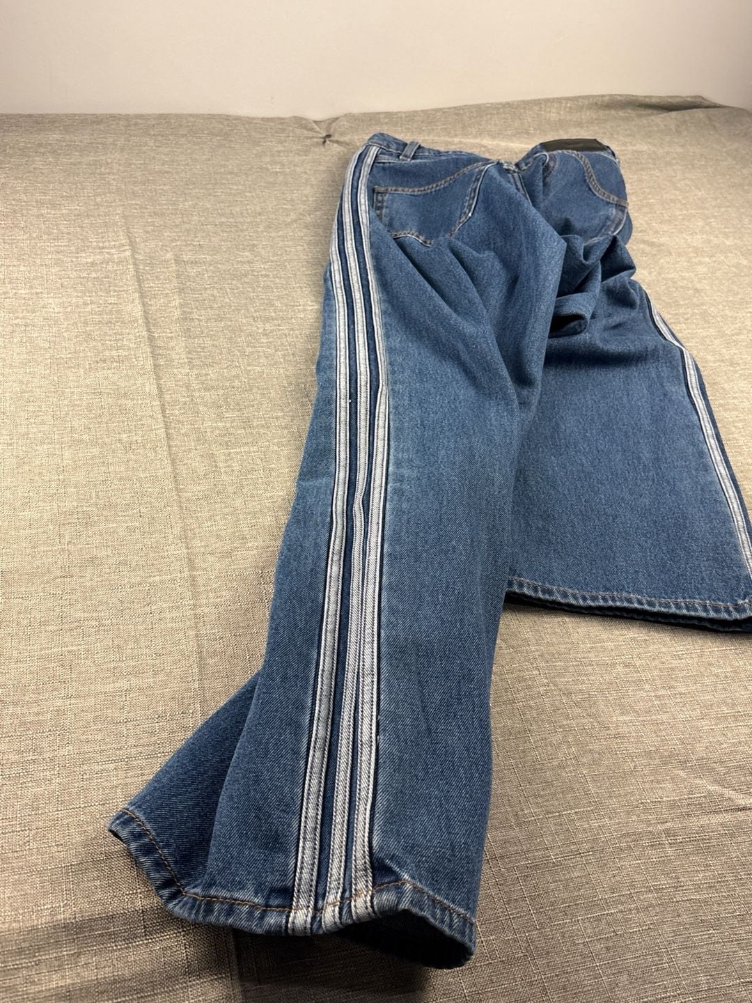 adidas Originals Firebird Blue Denim Track Pants KD2935 7