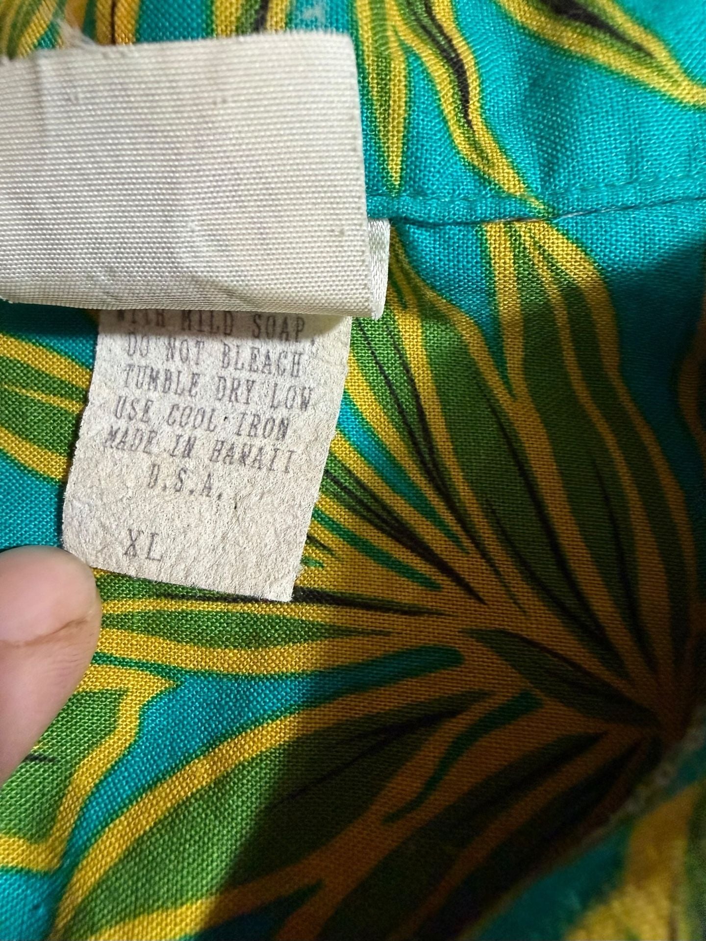 Vintage Royal Creations Hawaii Pineapple & Orchid Tropical Hawaiian Shirt XL 3