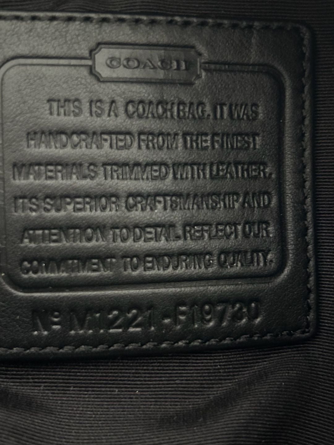 Coach Signature Optic Metallic Chain North South Duffle Crossbody Bag F19730 8