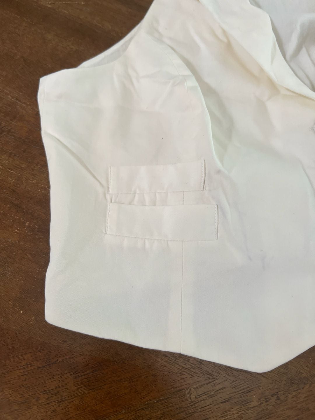 Twelfth Street by Cynthia Vincent Ivory Halter Neck Button-Up Vest 5