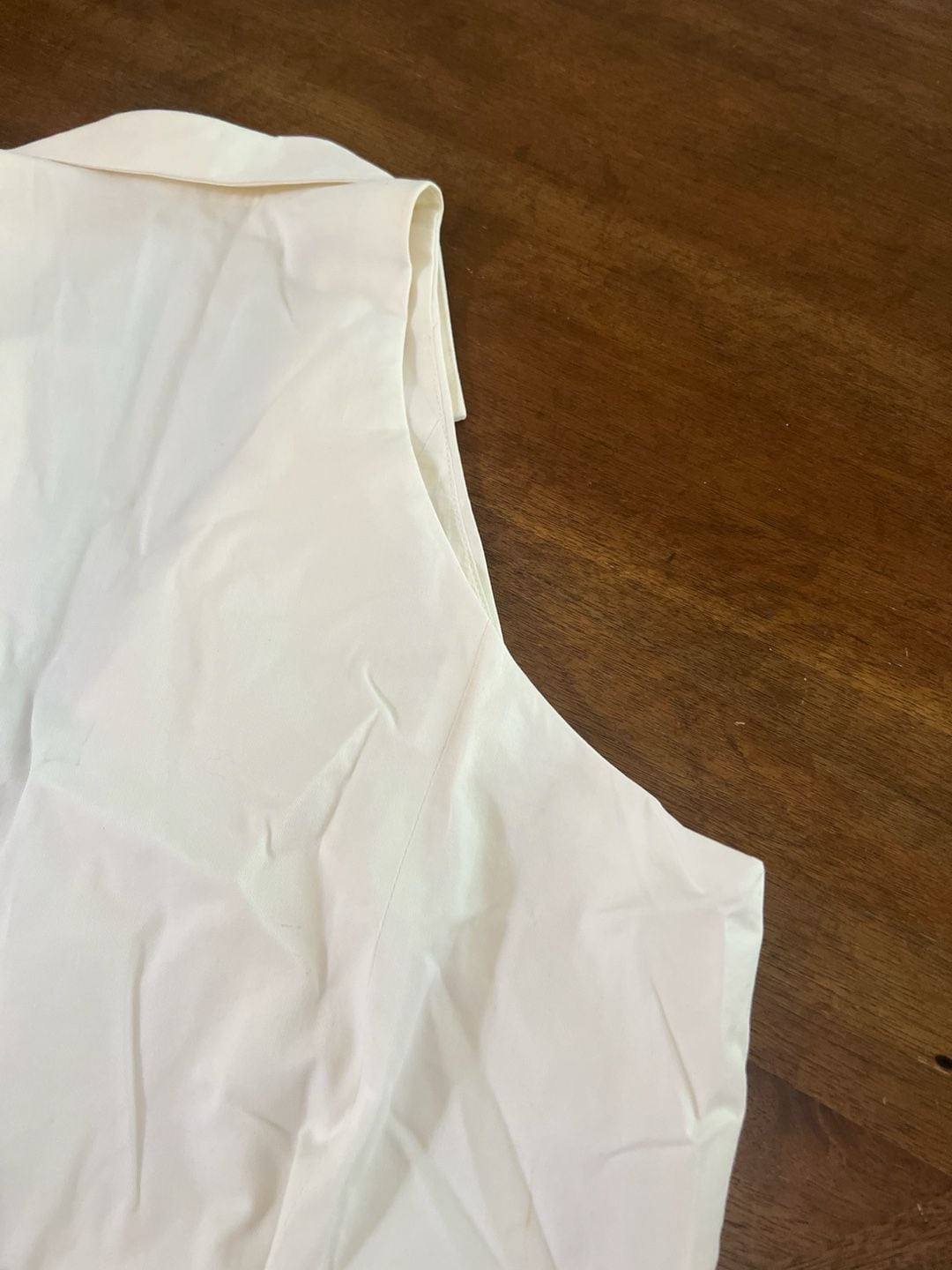 Twelfth Street by Cynthia Vincent Ivory Halter Neck Button-Up Vest 10