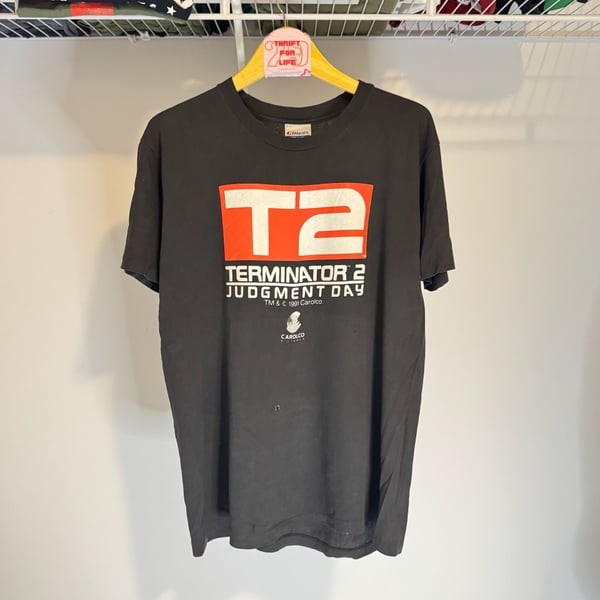 Vintage 1991 Terminator 2 Judgment Day T2 Movie Promo TShirt Single Stitch L