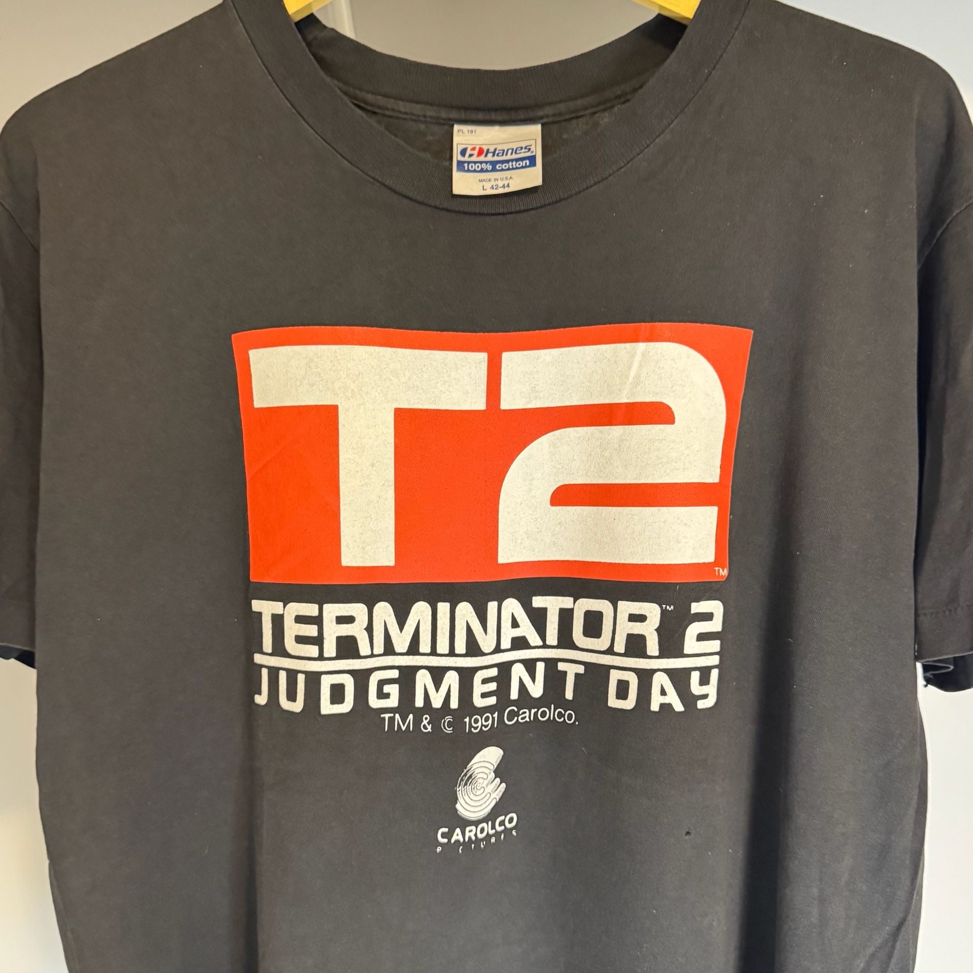 Vintage 1991 Terminator 2 Judgment Day T2 Movie Promo TShirt Single Stitch L 4