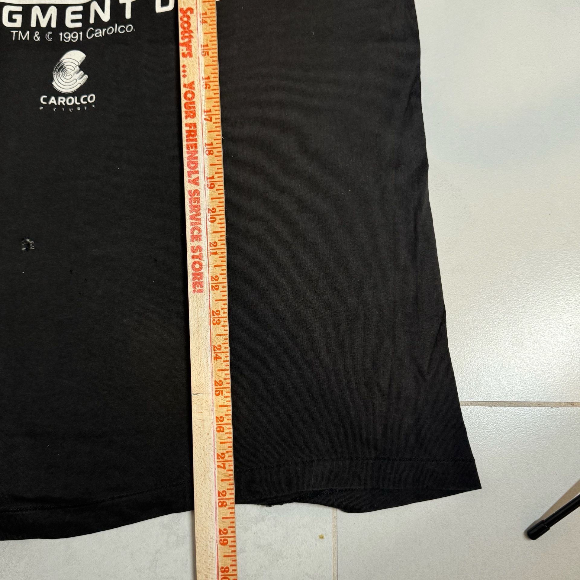 Vintage 1991 Terminator 2 Judgment Day T2 Movie Promo TShirt Single Stitch L 6