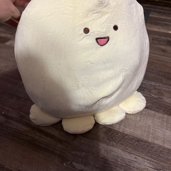 Kawaii Round Dow-Dow & Mow-Mow Chubby Octopus Dough Plush Toy