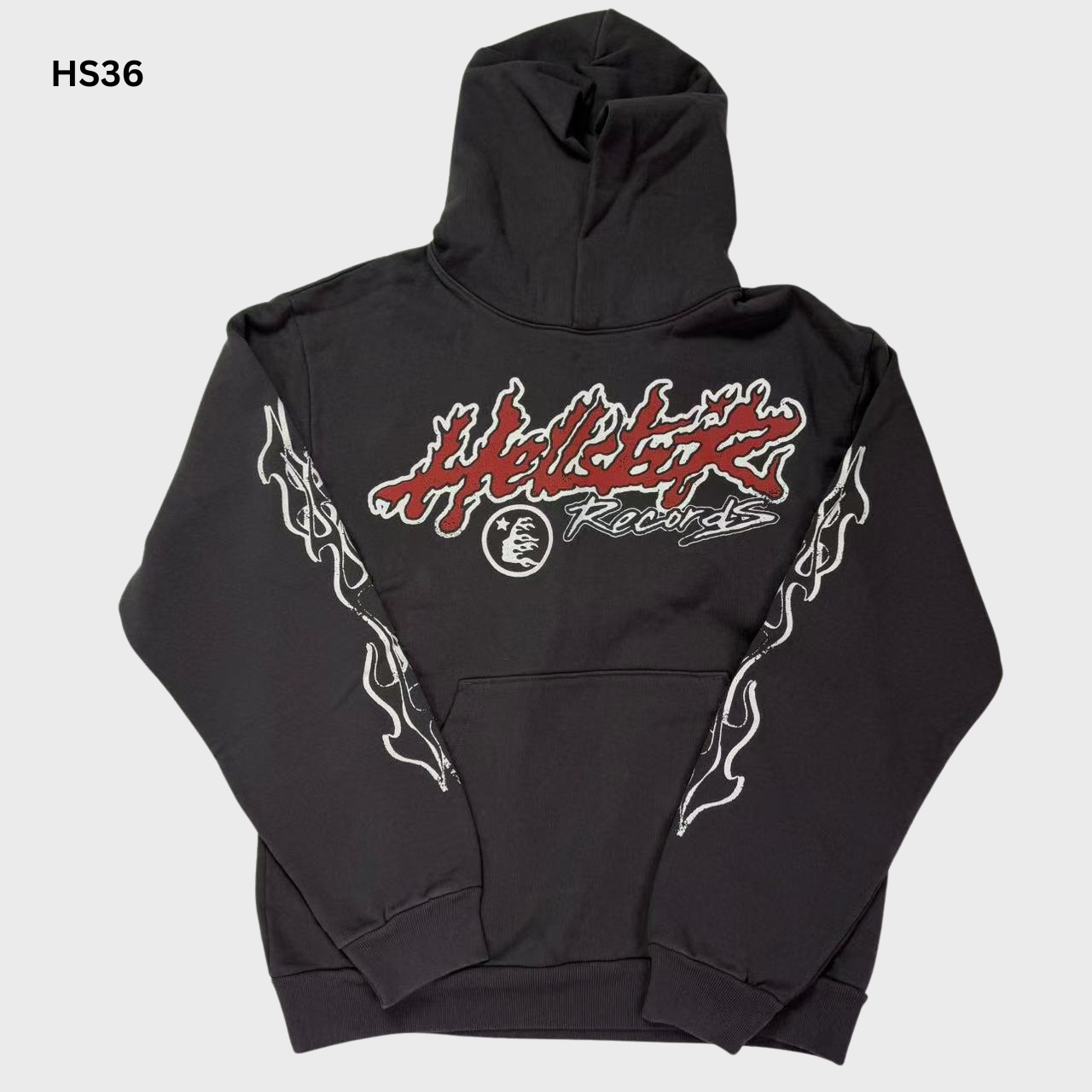 Hellstar Overseas Exclusive Records Tour Hoodie Black 4
