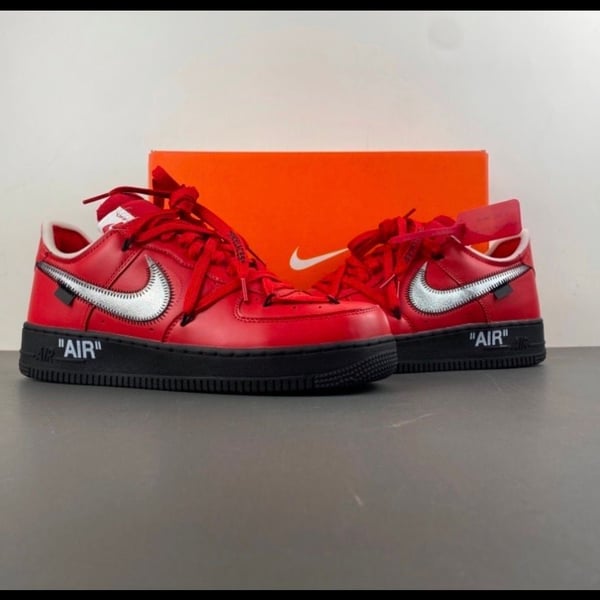 Nike x Off-White Air Force 1 Low Virgil Abloh Chicago Sample University Red