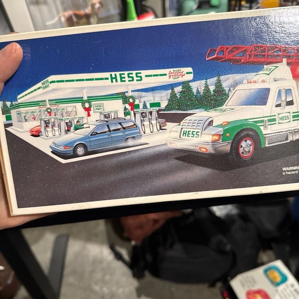 Vintage 1994 Hess Toy Rescue Truck with Original Box