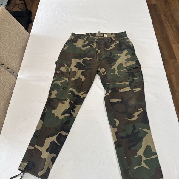 Vintage Ocoee Woodland Camouflage Cargo Military Hunting Pants