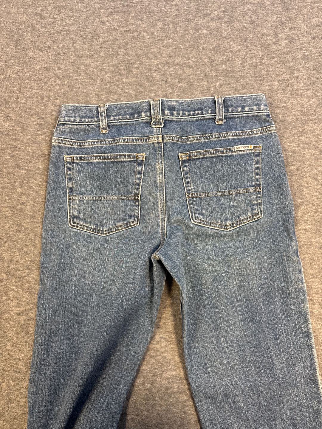 Carhartt Women's Original Fit Straight Leg Denim Jeans Medium Wash Size 4 9