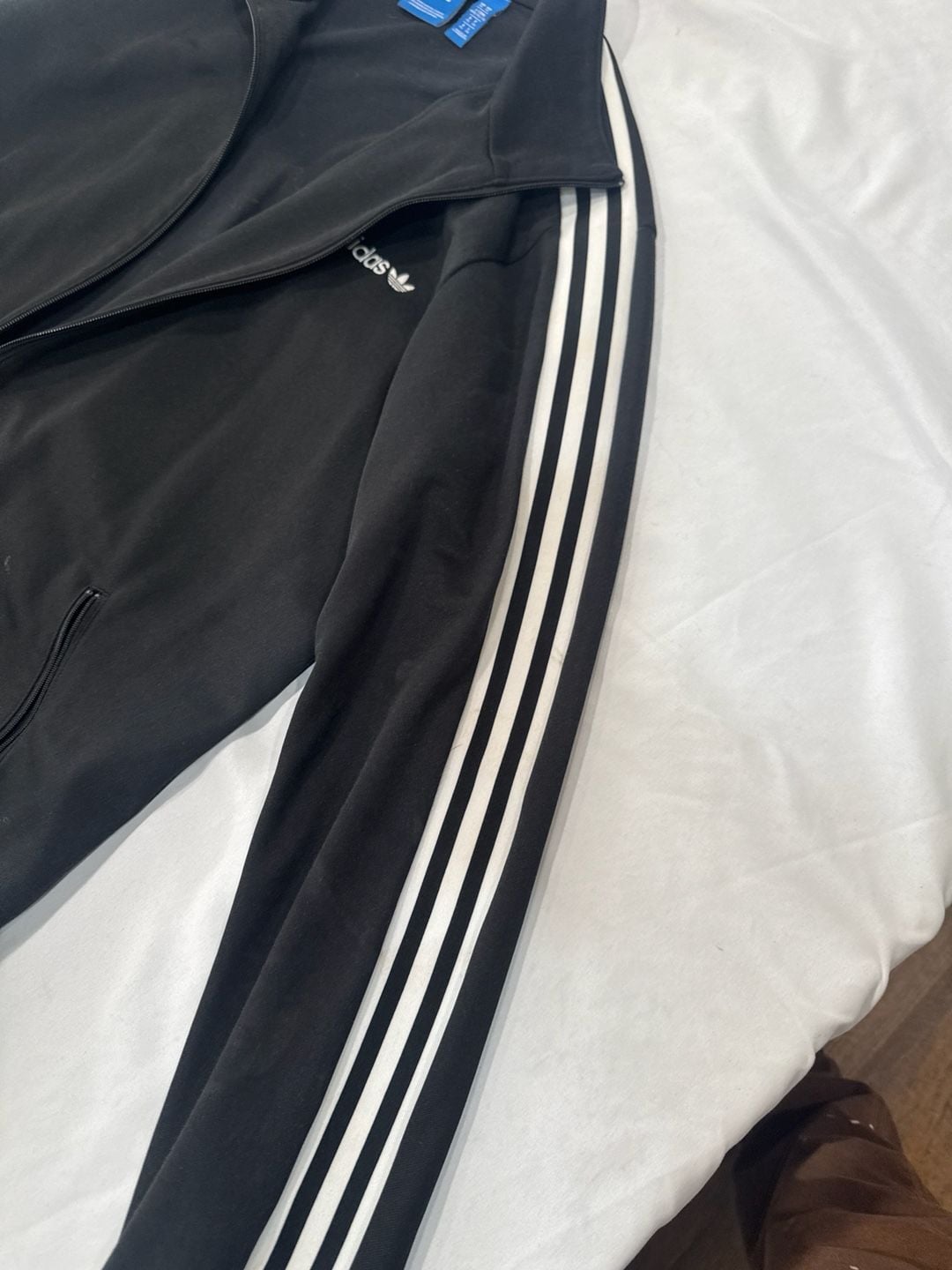 Adidas Originals Beckenbauer Track Top Jacket Black/White 4