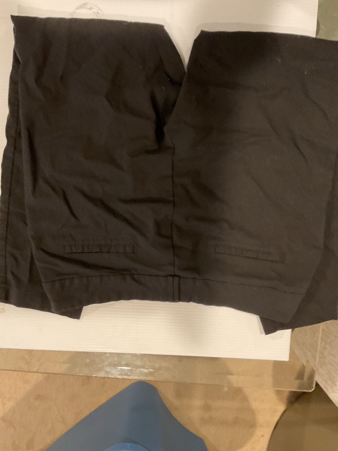 Flirtatious Black Women's Dress Shorts with Button Detail 3
