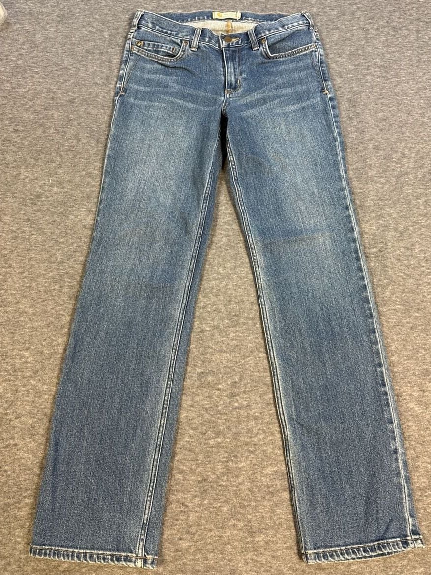 Carhartt Women's Original Fit Straight Leg Denim Jeans Medium Wash Size 4 4