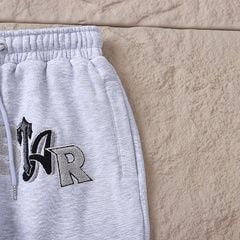 Trapstar It's a Secret Chenille Decoded Graphic Joggers - Heather Grey 13