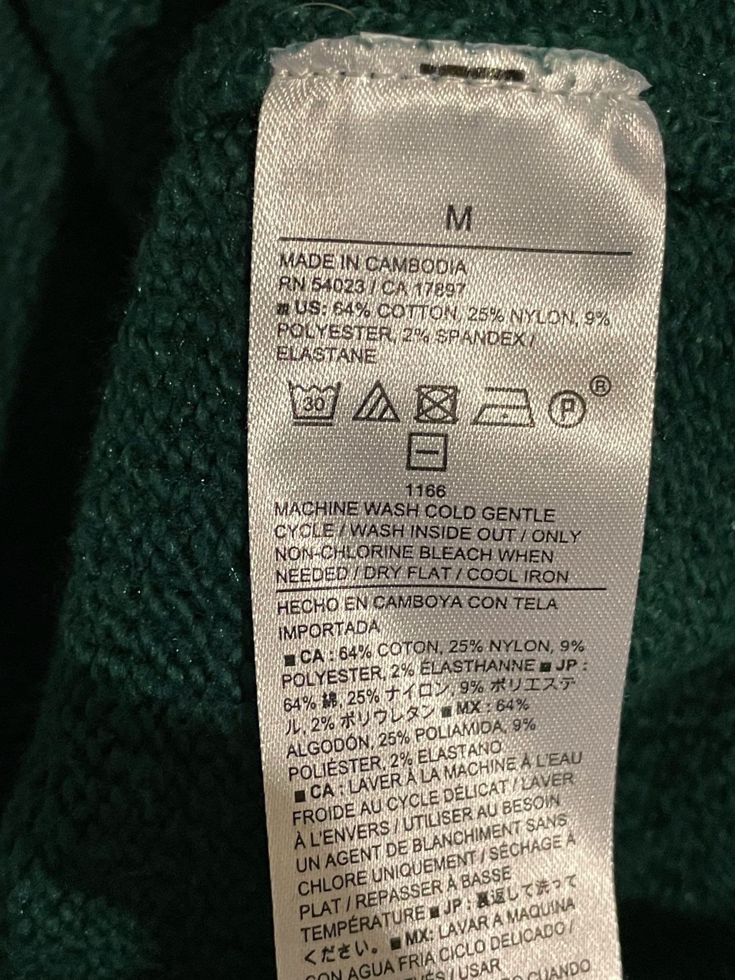 Banana Republic Women's Emerald Green Cotton-Blend Mock Neck Sweater Size M 5