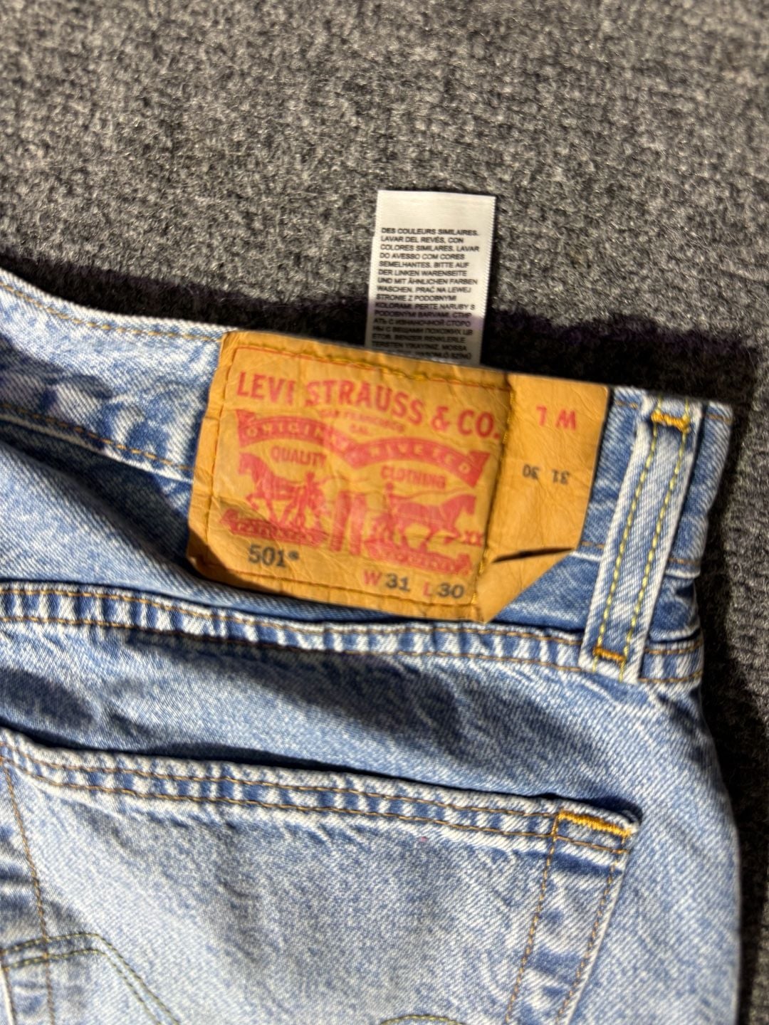 Levi's Men's 501 Original Fit Jeans (Also Available In Big & Tall), (New) Stay Zen, 31Wx30L
7