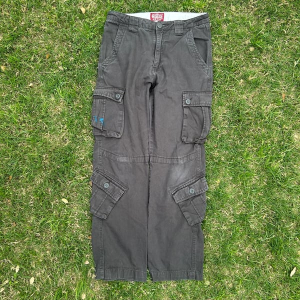 Matchstick Vintage Multi-Pocket Heavyweight Cotton Cargo Pants Charcoal