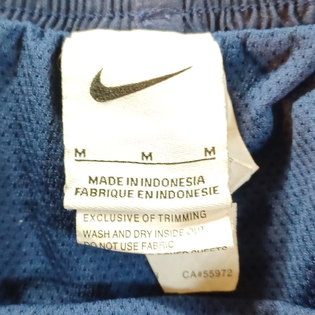 Nike Men's Logo 9 Inch Volley Swim Trunk Shorts in Midnight Navy and Volt medium 4