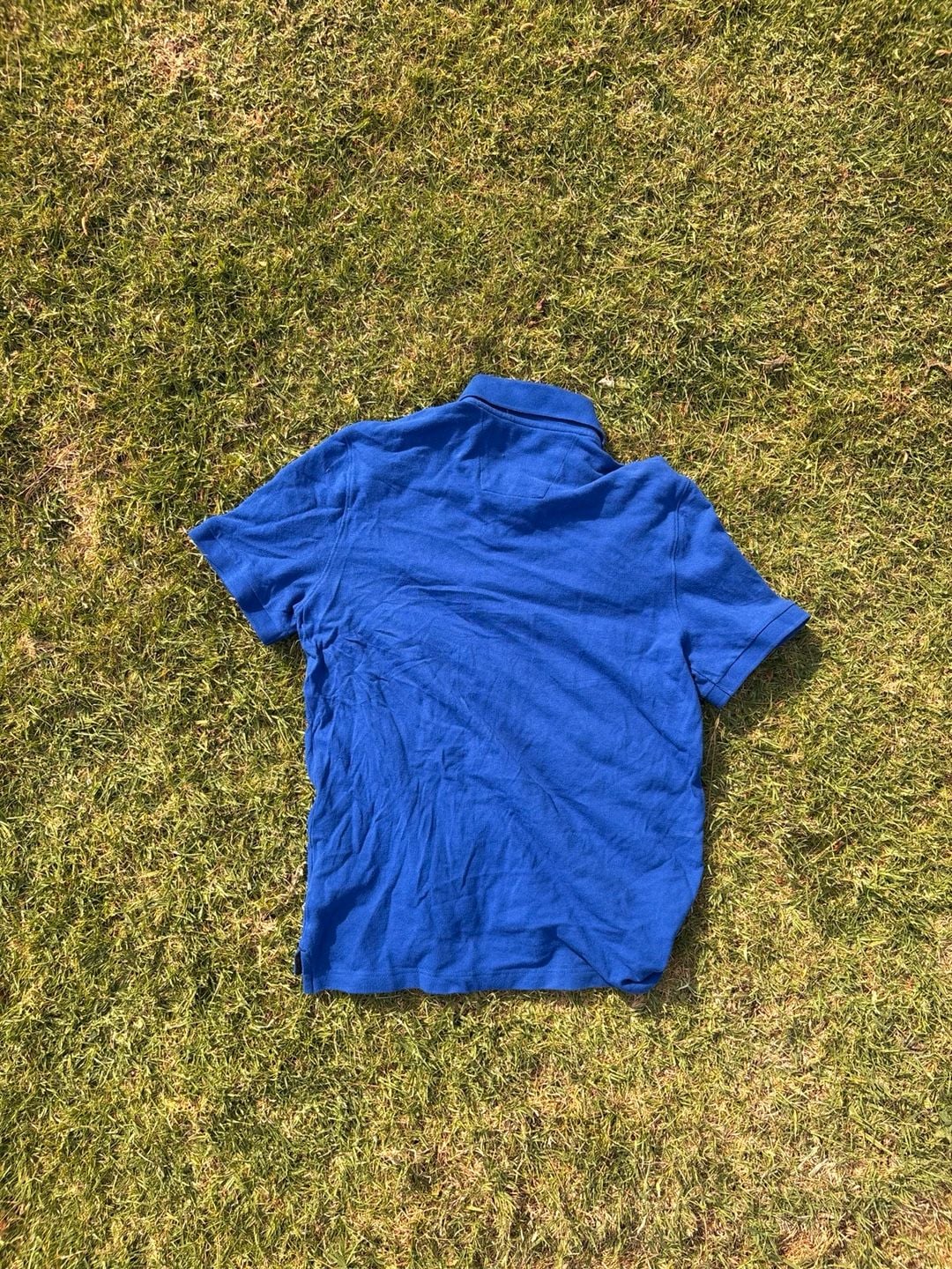 Nautica Men's Classic Fit Short Sleeve Pique Polo Shirt Blue Size Medium 3