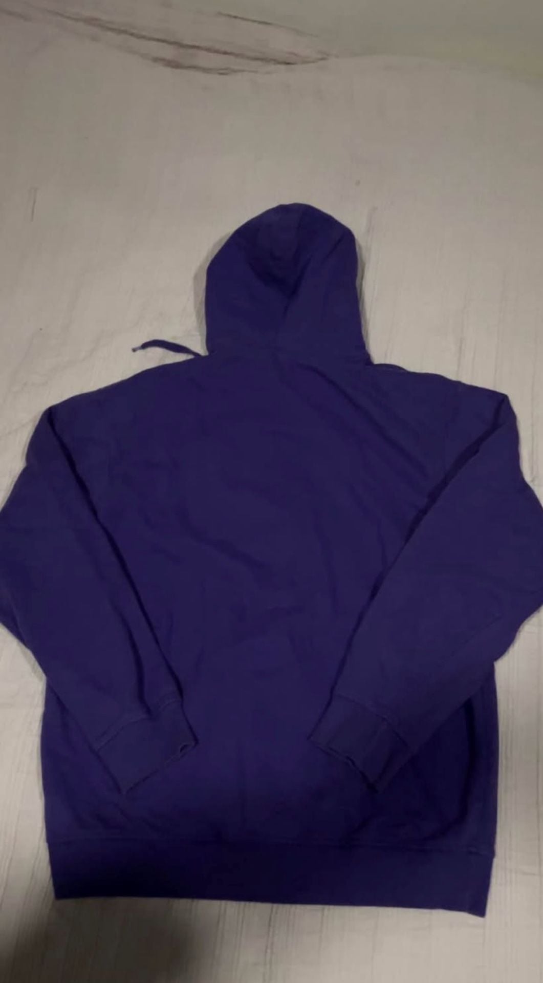 U.S. Polo Assn. Purple Full-Zip Hoodie with Embroidered Big Logo and Sleeve Number 3 3