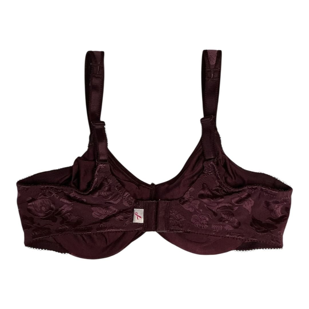 💟Wacoal Awareness Full Figure Seamless Underwire Bra 85567 Wine Tasting US 36C 4