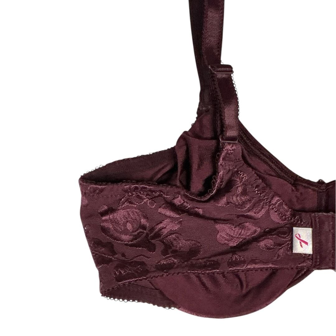 💟Wacoal Awareness Full Figure Seamless Underwire Bra 85567 Wine Tasting US 36C 5