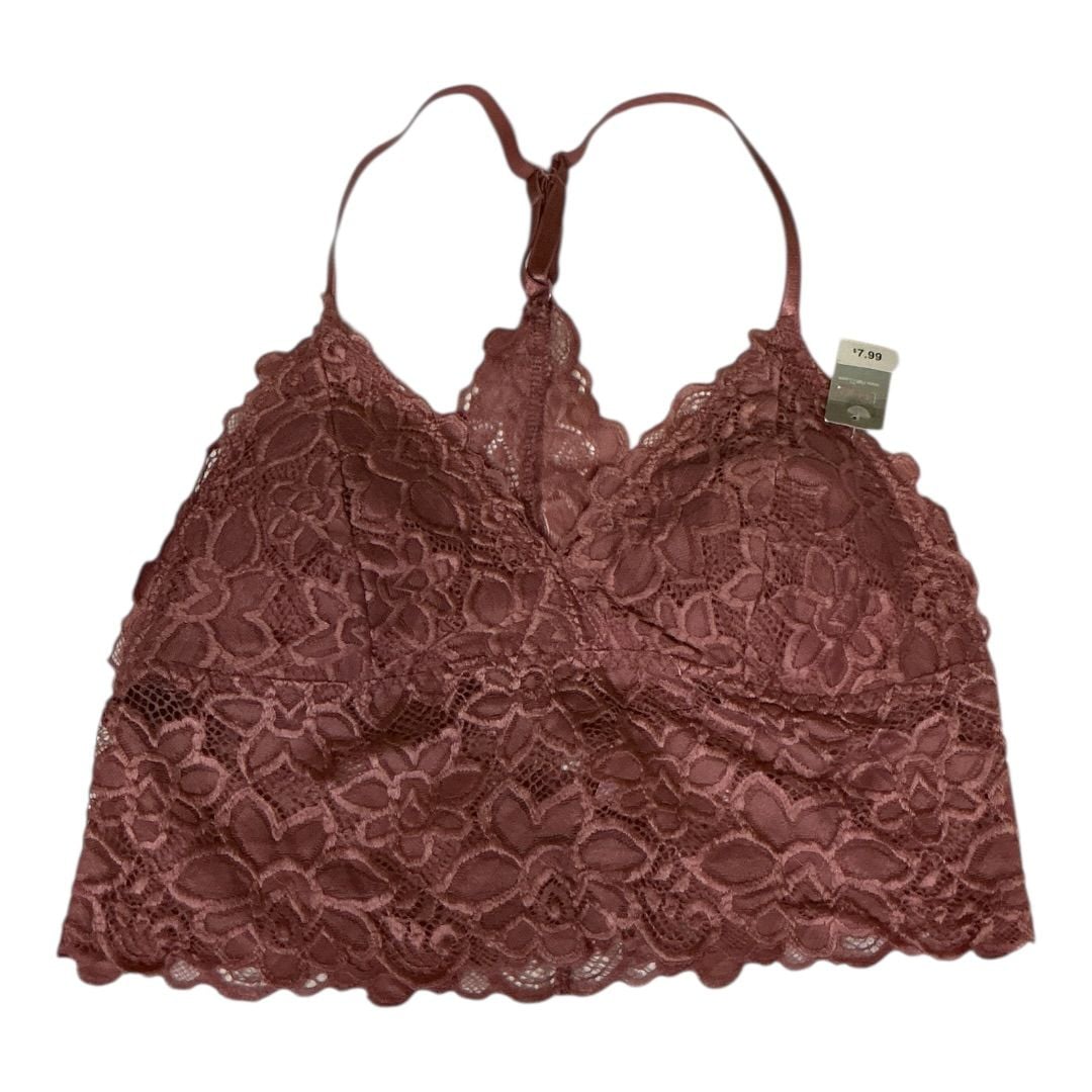 💟True Set of 2 Lace Racerback Bralettes in Burgundy and White 2