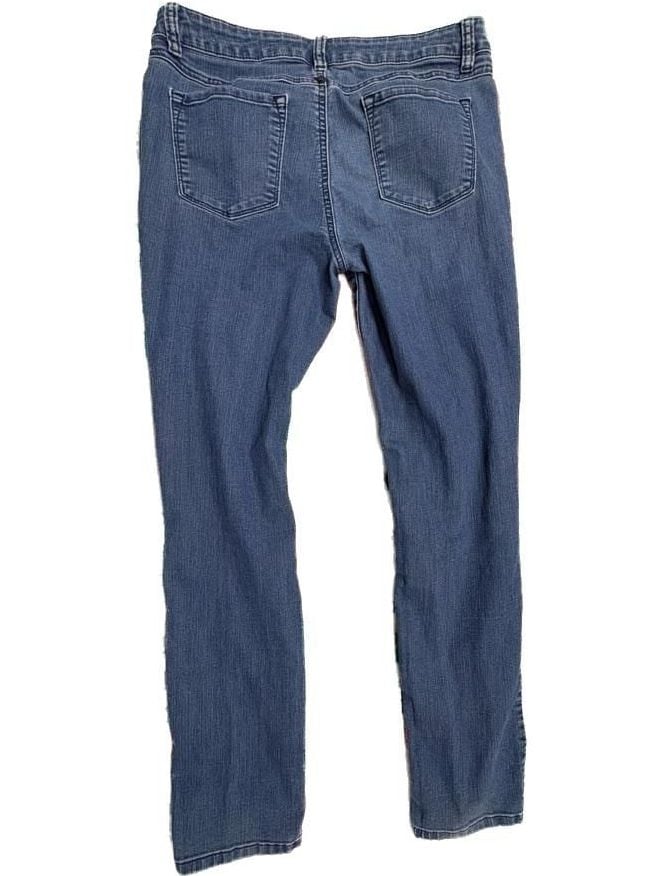 prAna Women's Kara Straight Leg Denim Jeans Blue Medium Wash Size 8/29 Regular 7