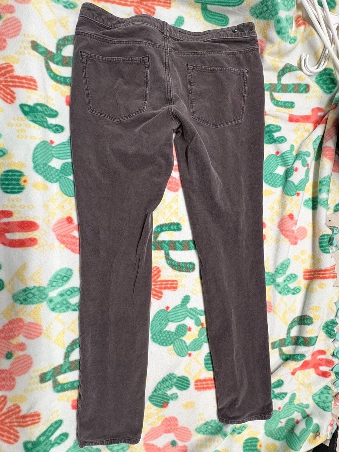 Pilcro and the Letterpress Serif Corduroy Pants Gray Size 30 7