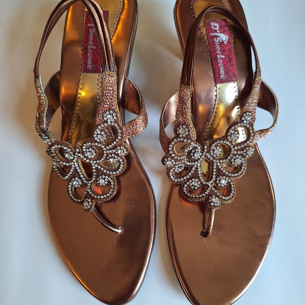 Elegant Sandals- Size 10in with 2in heel