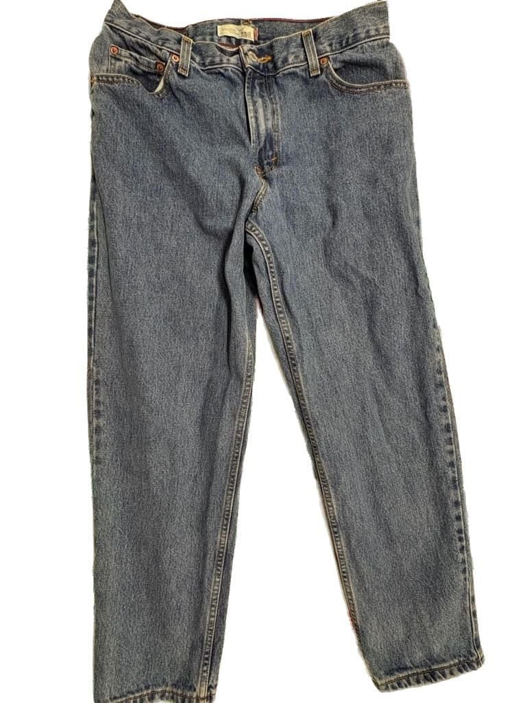 Levi's 550 Relaxed Tapered Leg Blue Denim Jeans Size 12S 2