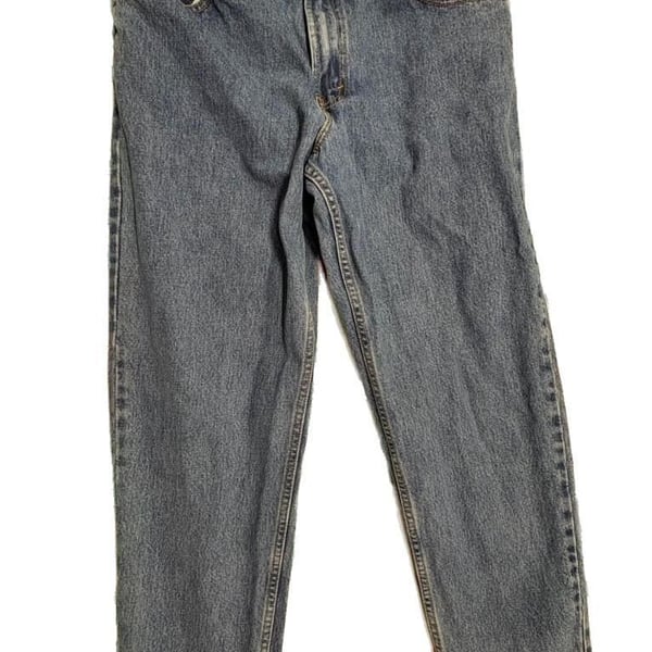 Levi's 550 Relaxed Tapered Leg Blue Denim Jeans Size 12S