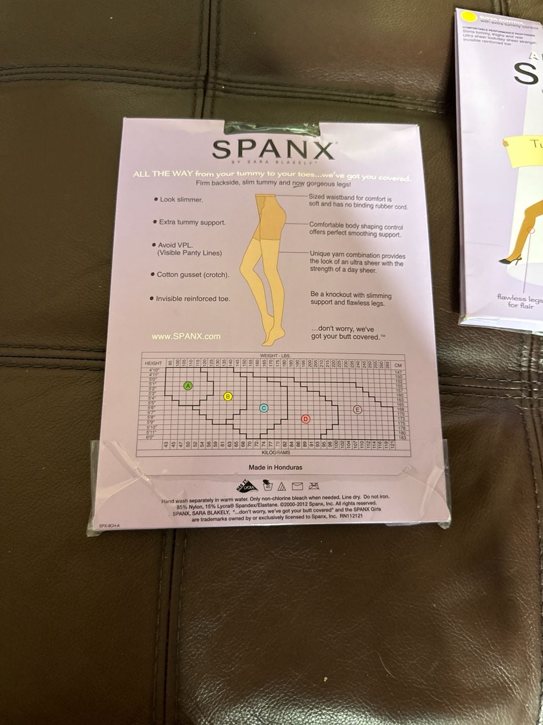 Spanx All The Way Tummy to Toes Full Length Super Control Pantyhose Black Size D 2