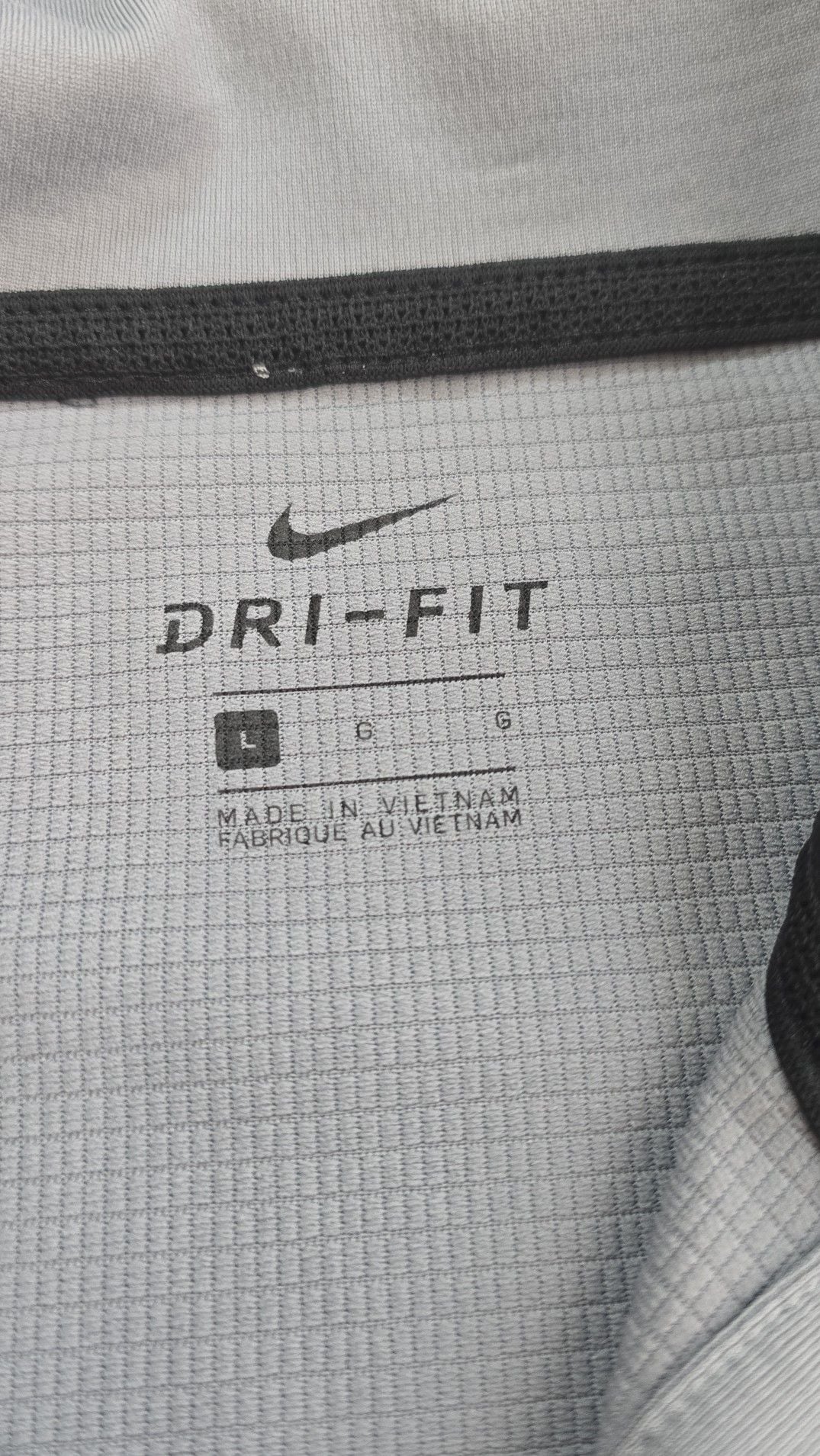 Nike Men's Dri-FIT Solid Logo Golf Polo Shirt Gray Size Large 3