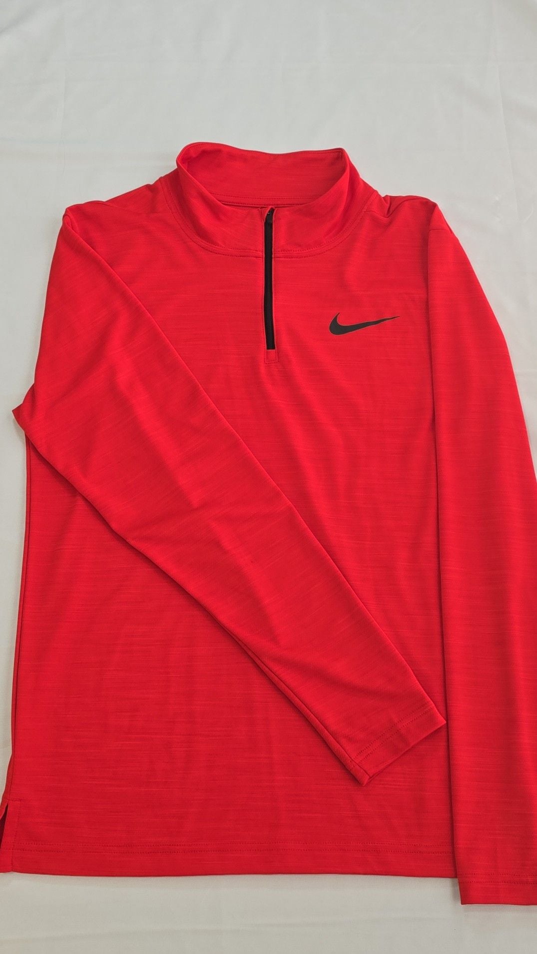 Nike Men's AR3716-657 Dry Fit Quarter-Zip Running Top Red 2