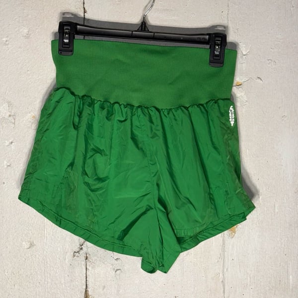 FP Movement The Way Home High-Waisted Shorts in Sport Green