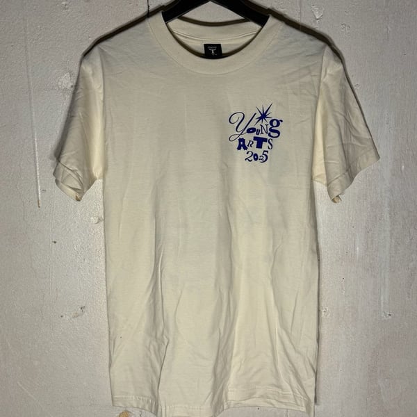Hanes Beefy-T YoungArts 2025 Graphic Tee Off-White Small
