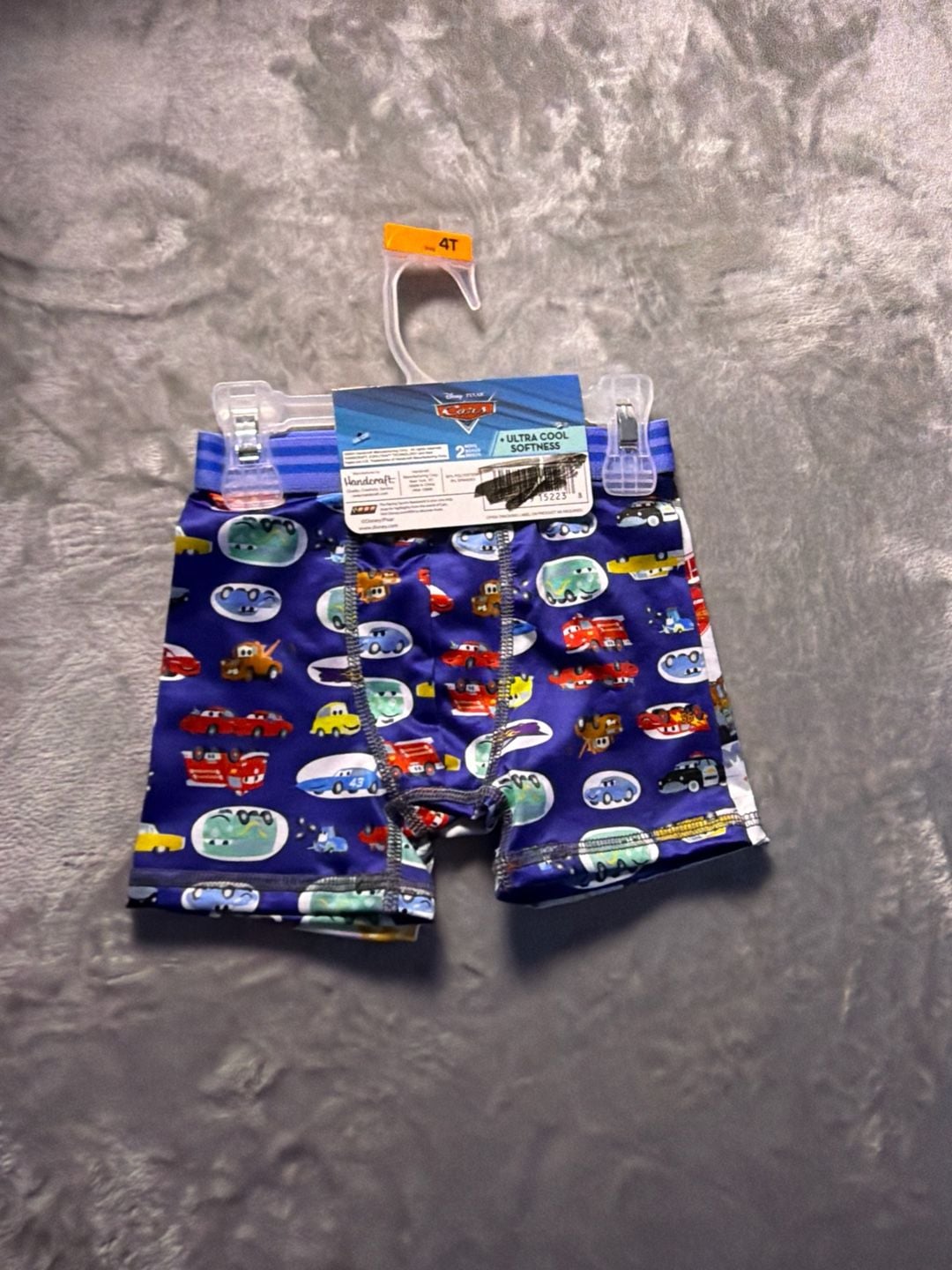Disney Pixar Cars Boys' Athletic Boxer Briefs 2-Pack Size 4T 3