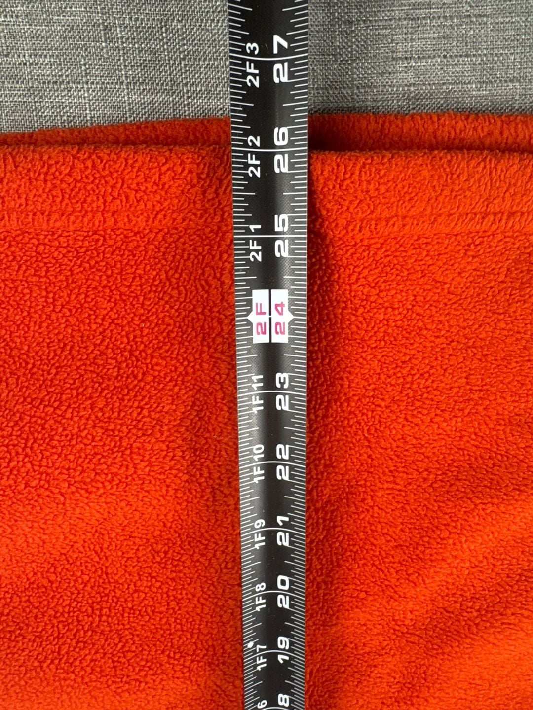 Vintage Nautica Competition Nautech Orange Fleece Vest XL 10