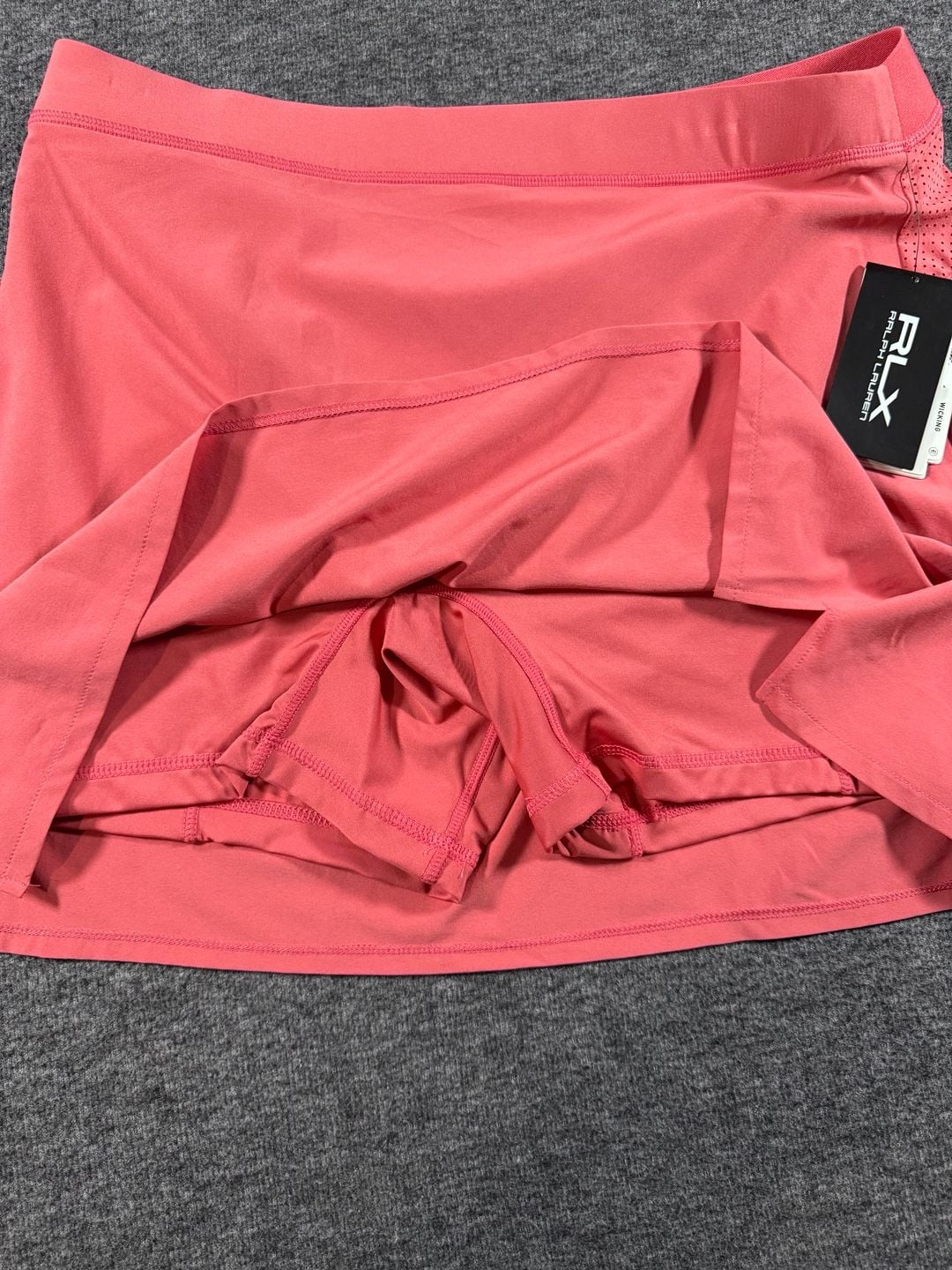 NWT RLX Ralph Lauren Women's Maui Red Athletic Golf Skort 6