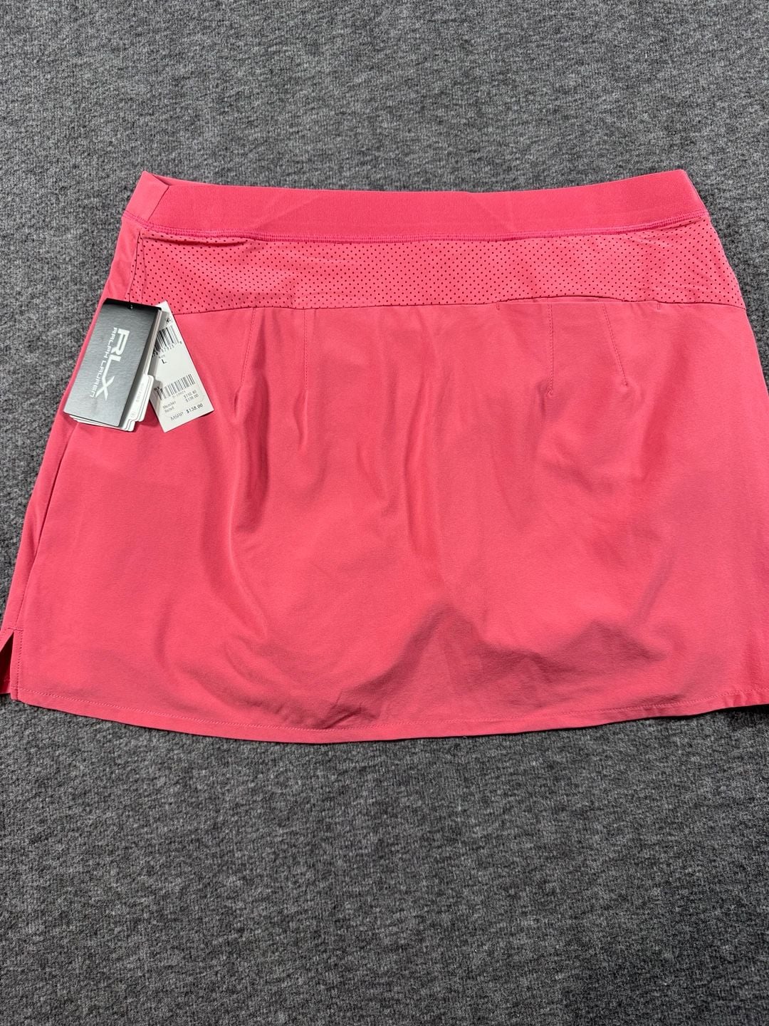 NWT RLX Ralph Lauren Women's Maui Red Athletic Golf Skort 8