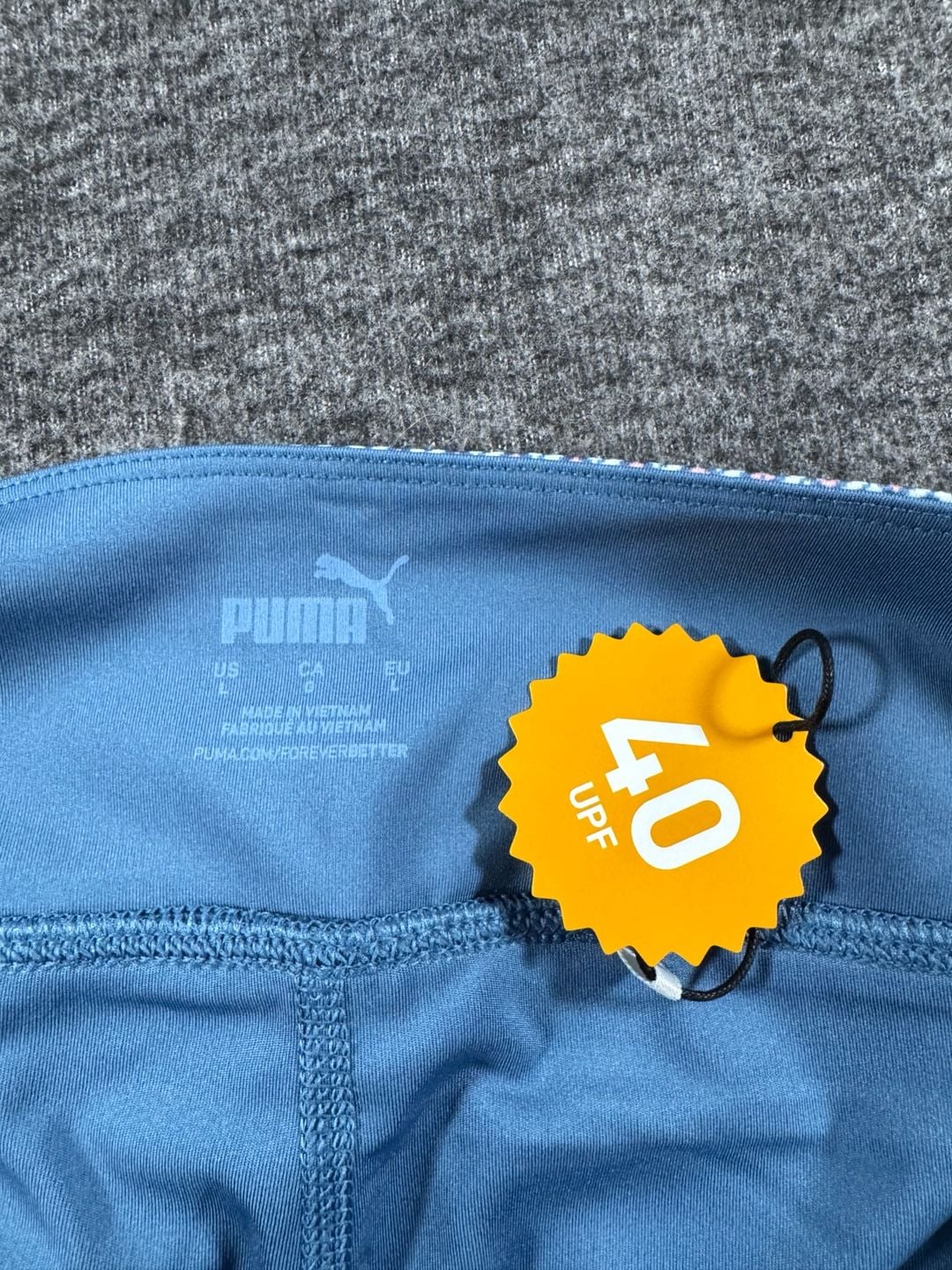 NWT PUMA Women's Blake Fair Isle Performance Golf Skirt - Blue 3